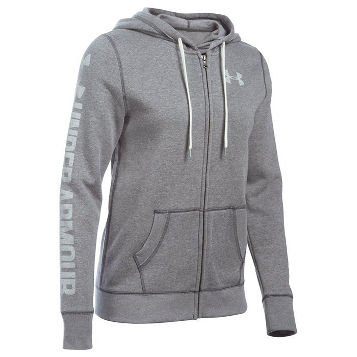 Under Armour Favorite Fleece Full Zip Carbon Heather X-small