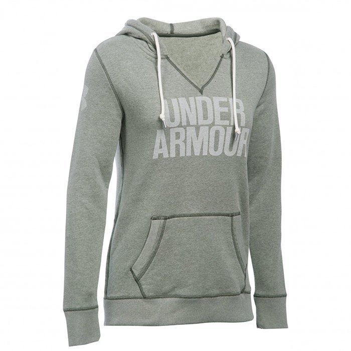 Under Armour Favorite Fleece Popover downtown green Large