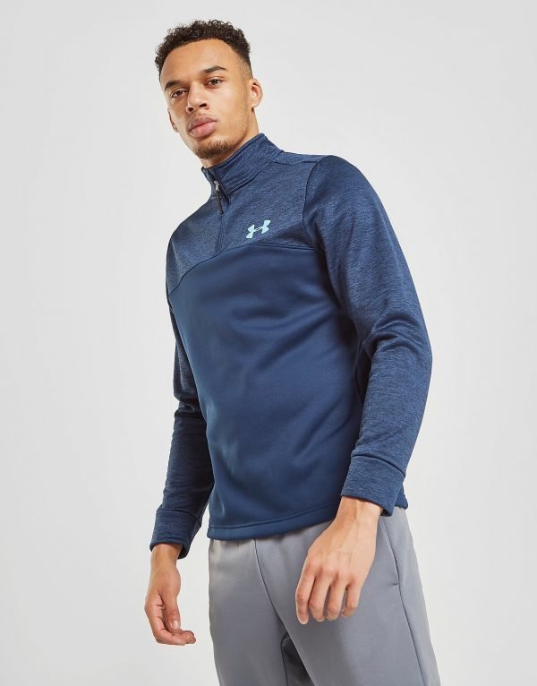 Under Armour Fleece 1/4 Zip Twist Poly Top Sininen