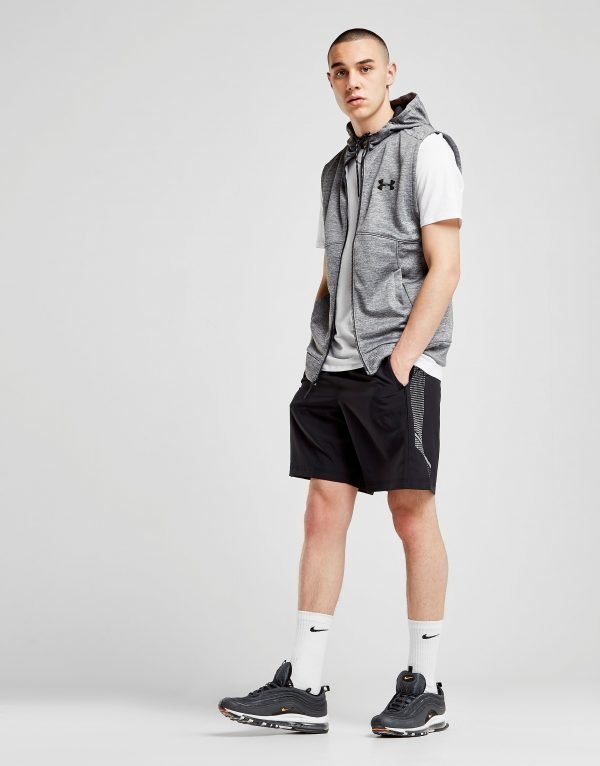 Under Armour Fleece Sleeveless Twist Hoodie Harmaa