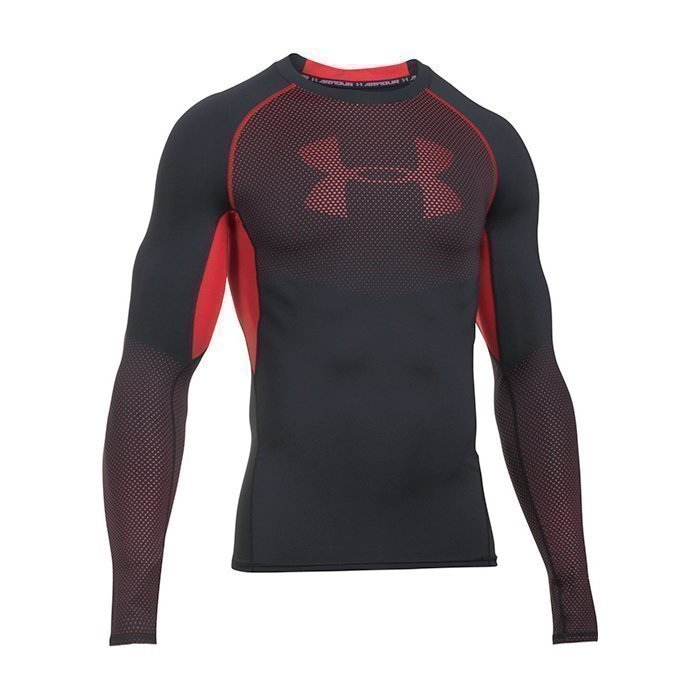 Under Armour HG Armour Graphic Longsleeve Black Medium