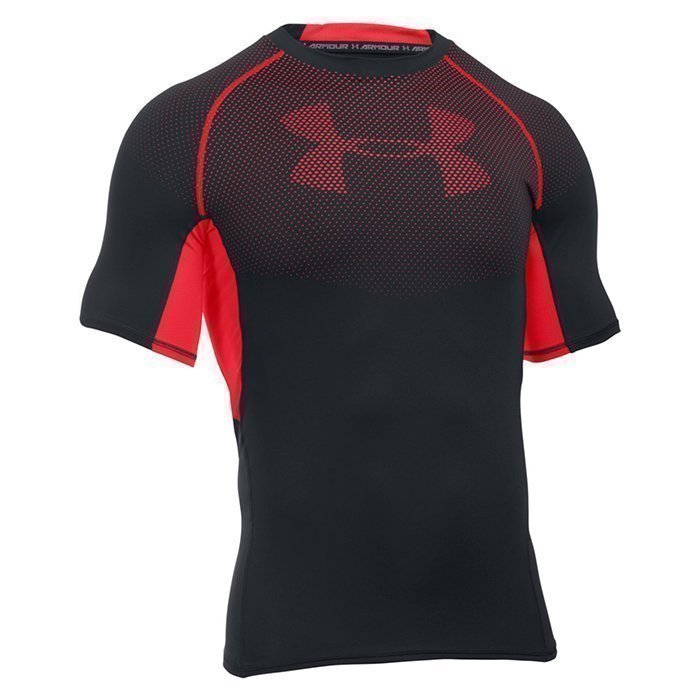 Under Armour HG Armour Graphic Shortsleeve Tee Black Large