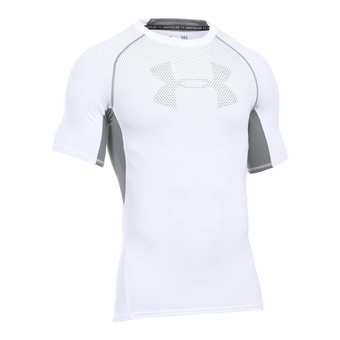 Under Armour HG Armour Graphic Shortsleeve Tee White Medium