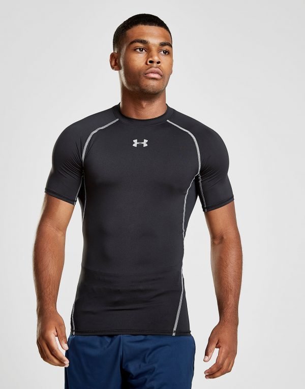 Under Armour Heatgear Compression T-Shirt Musta