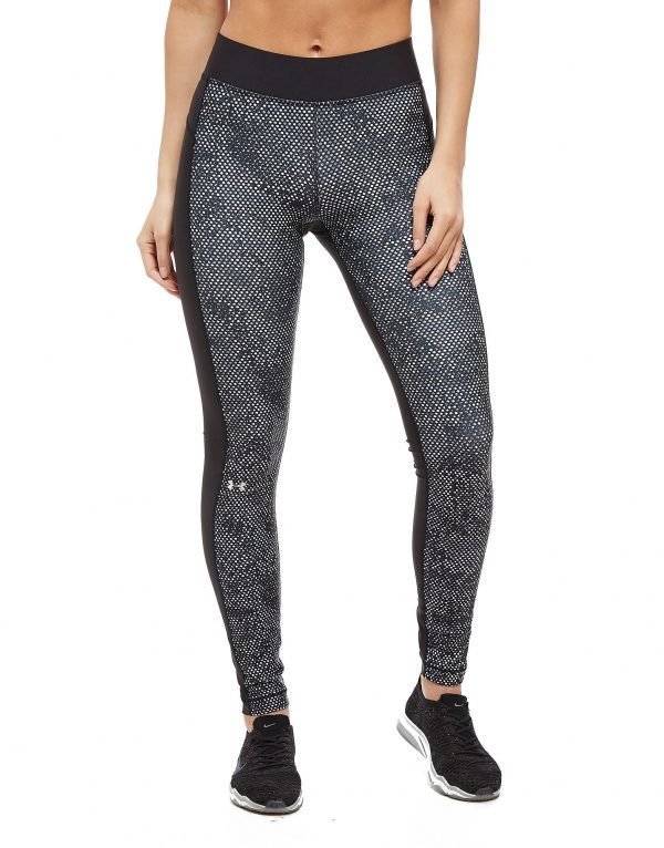 Under Armour Heatgear Print Leggings Musta