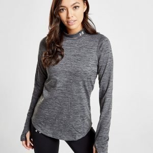 Under Armour High Neck Long Sleeve T-Shirt Harmaa