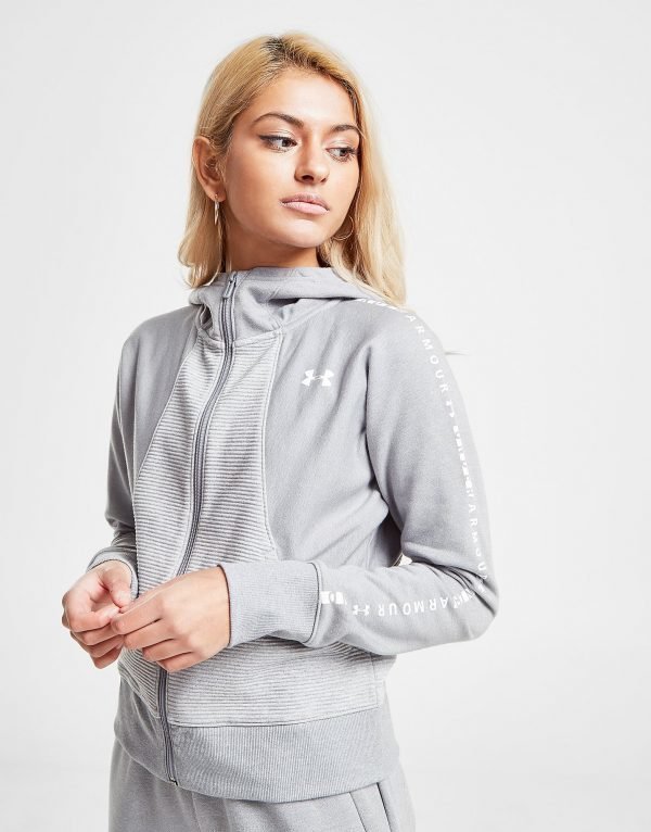 Under Armour Ottoman Full Zip Hoodie Harmaa