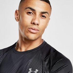 Under Armour Raid Print T-Paita Musta