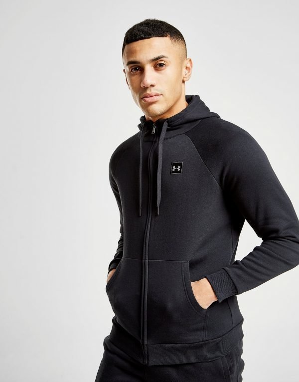Under Armour Rival Full Zip Huppari Musta