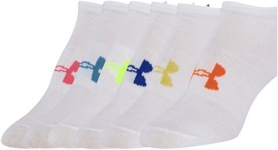 Under Armour Solid 6pk No Show Sock