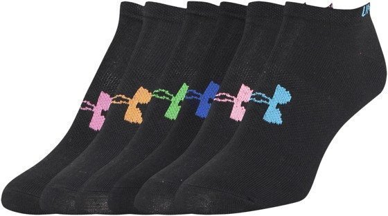Under Armour Solid 6pk No Show Sock