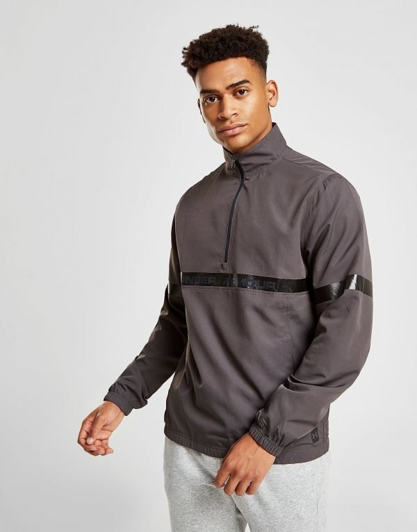 Under Armour Sportstyle 1/2 Zip Woven Track Top Harmaa