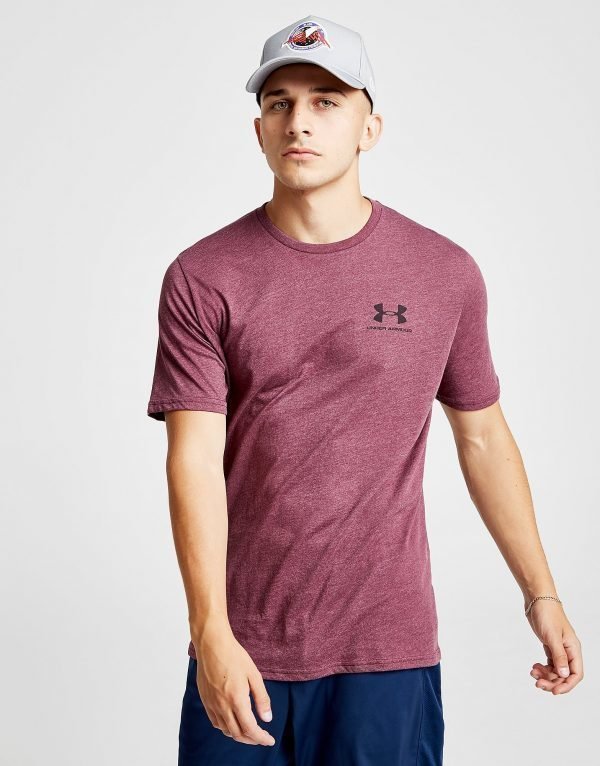 Under Armour Sportstyle T-Paita Punainen