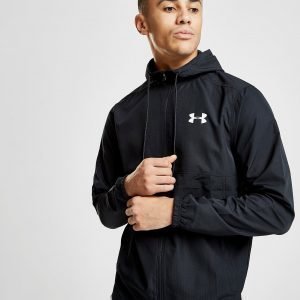 Under Armour Sportstyle Woven Full Zip Takki Musta