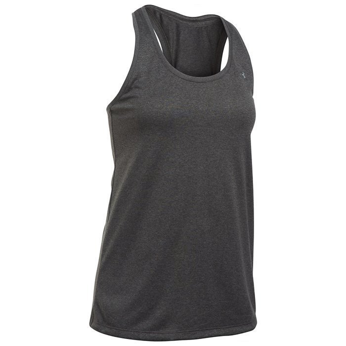 Under Armour Tech Tank Carbon Heather Medium