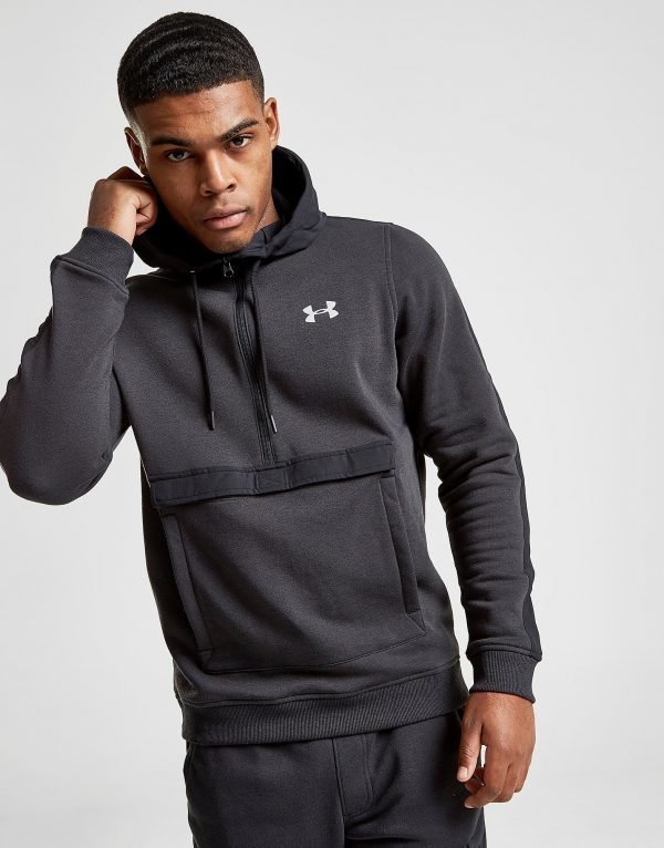 Under Armour Threadborne Tech 1/2 Zip Hoodie Musta