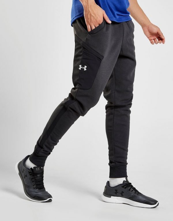 Under Armour Threadborne Tech Track Pants Musta