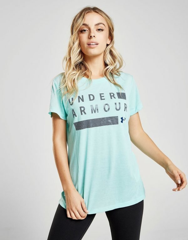 Under Armour Threadborne Twist T-Shirt Sininen