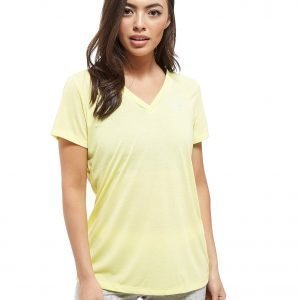 Under Armour Threadborne V-Neck Short Sleeve T-Shirt Lemon