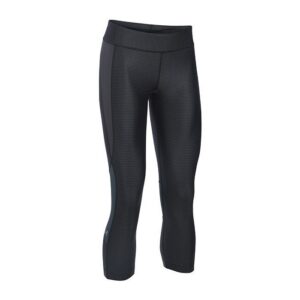Under Armour UA HG Armour Printed Crop Black Checkpoint Medium