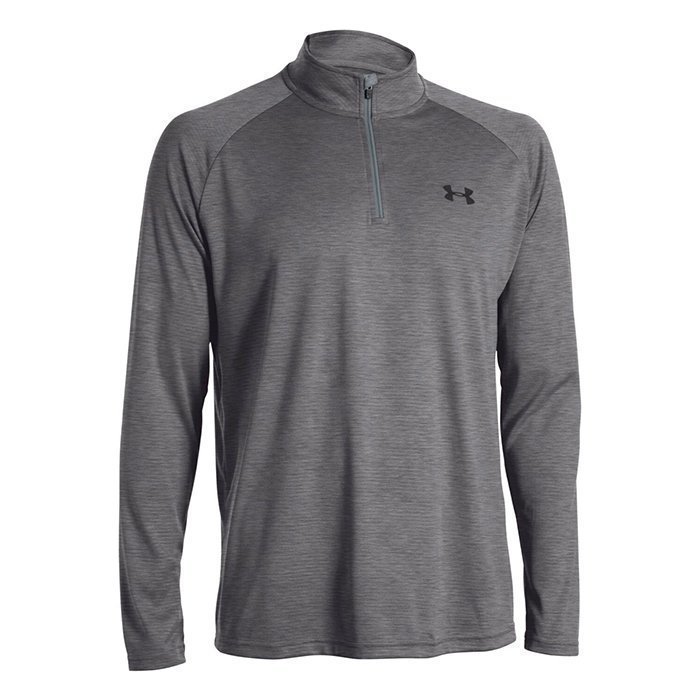 Under Armour UA Tech 1/4 Zip Carbon Heather Medium