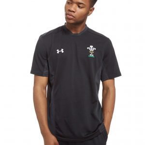 Under Armour Wales Ru Training T-Shirt Musta