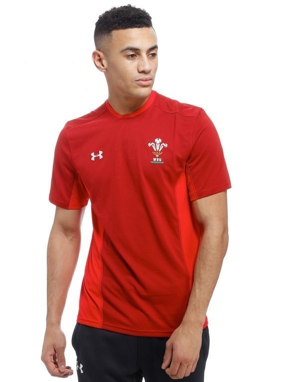 Under Armour Wales Ru Training T-Shirt Punainen