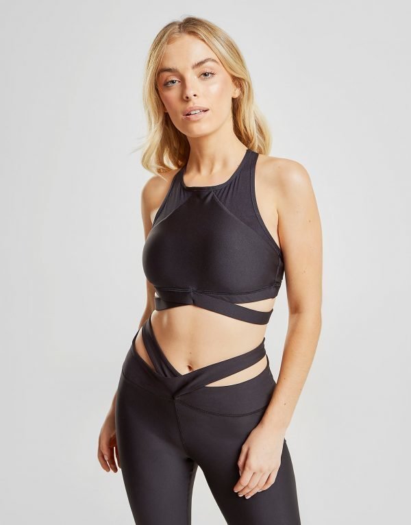 Under Armour Wrap Sports Bra Musta