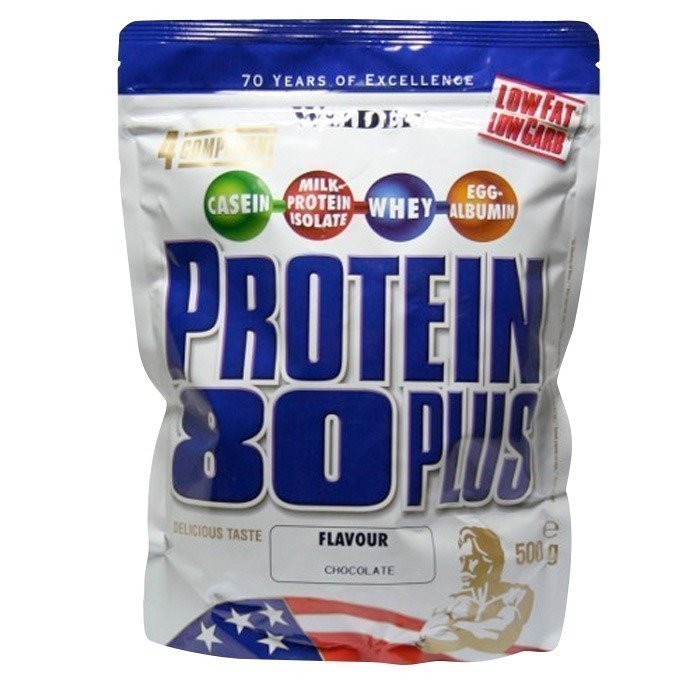 Weider Protein 80+ zip bag 500g Mansikka