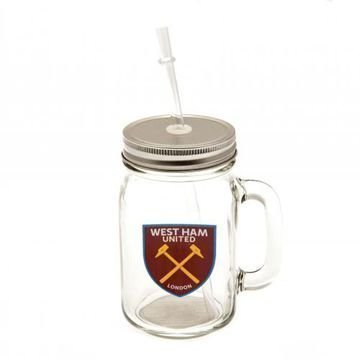 West Ham United Mason Jar lasipurkki