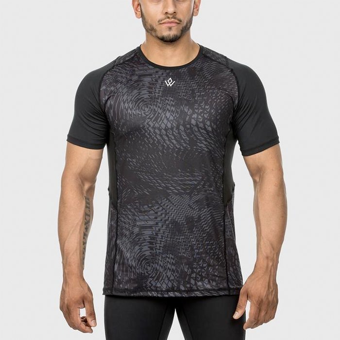 Workout Empire High Performance Gym Tee Raven L