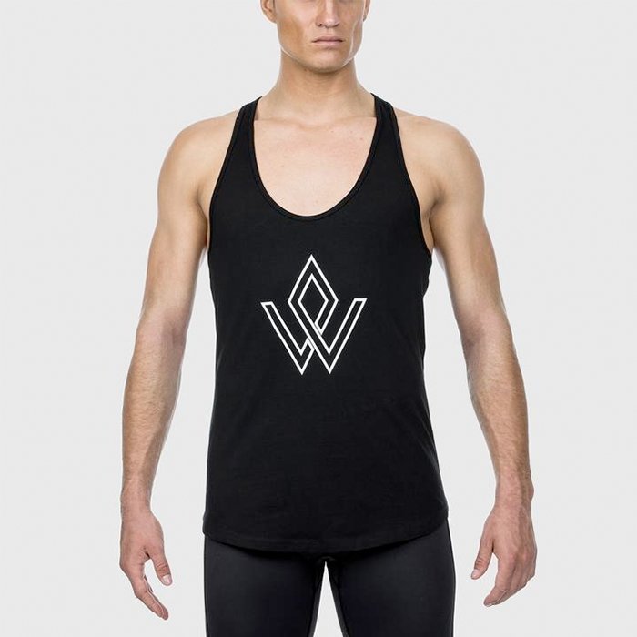 Workout Empire Imperial Logo Stringer Obsidian L