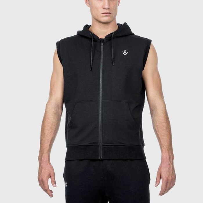 Workout Empire Imperial Sleeveless Hoodie Obsidian M