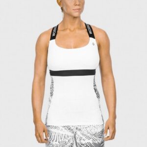 Workout Empire Womens High Performance Tank Top Snow M