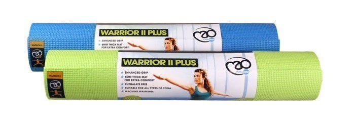 Yoga Mad Warrior II Plus joogamatto 6mm 3 väriä
