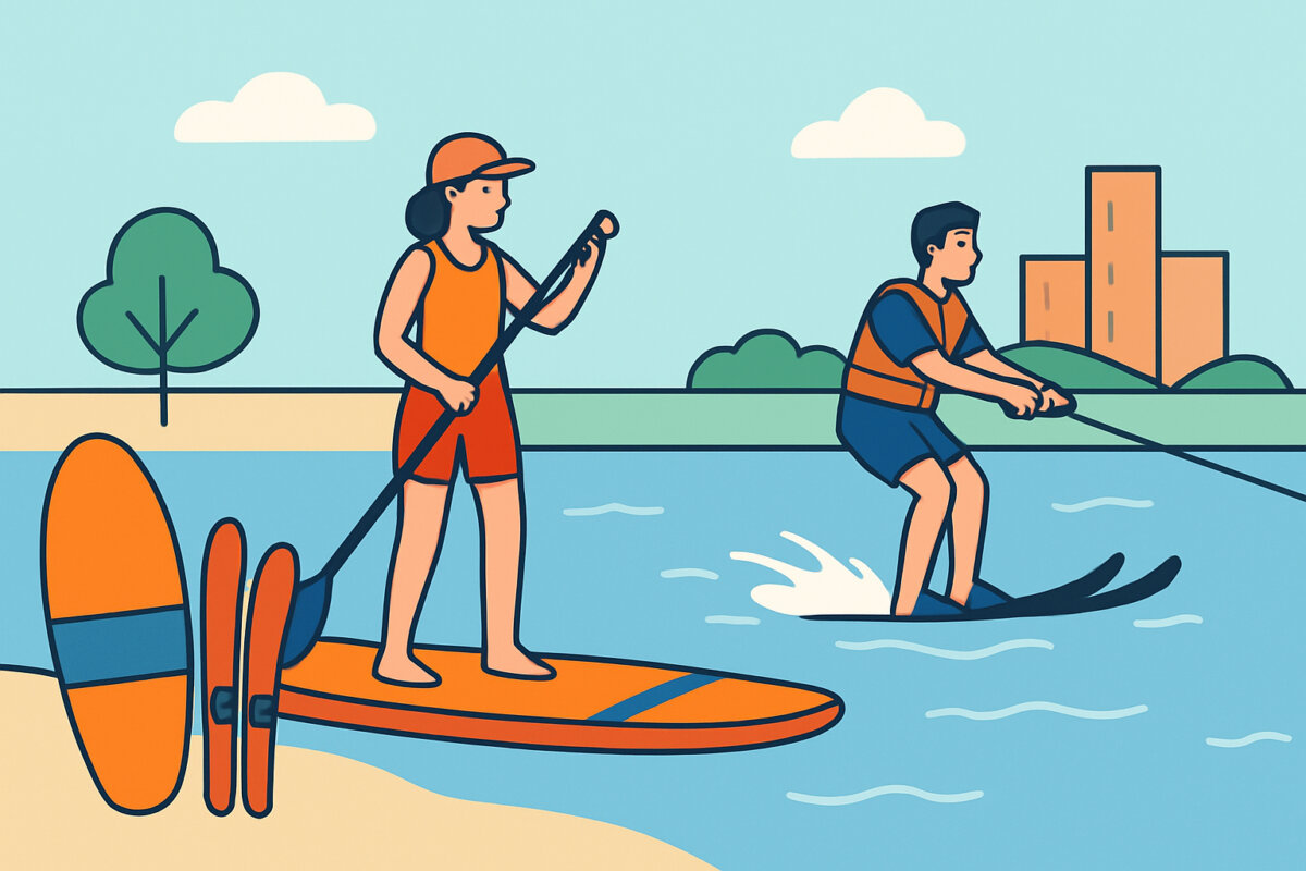 Vesiurheilu kesällä – sup, vesisukset ja varusteet
